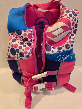 Hyperlite Indy Child Life Vest Pink USCG Approved 30-50 lb. Child Light Wear